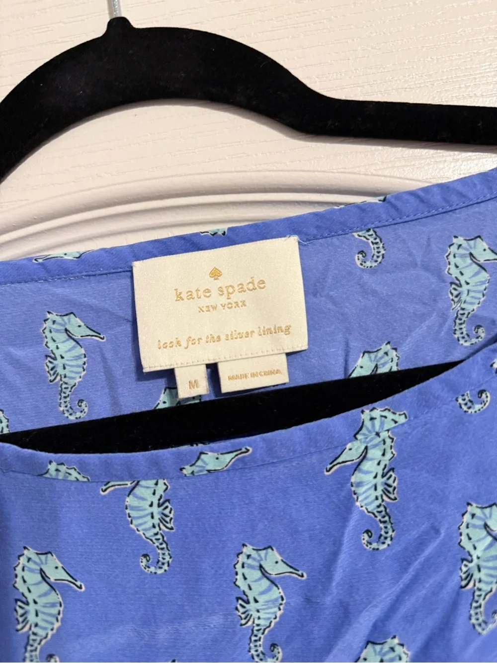 kate spade playful seahorse